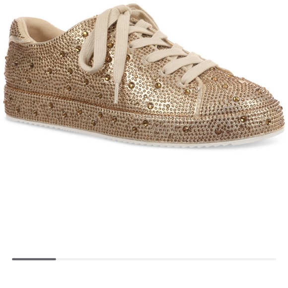 INC International Concepts Shoes - I.N.C. International Concepts Gold Bling  Womens Sz 10 M